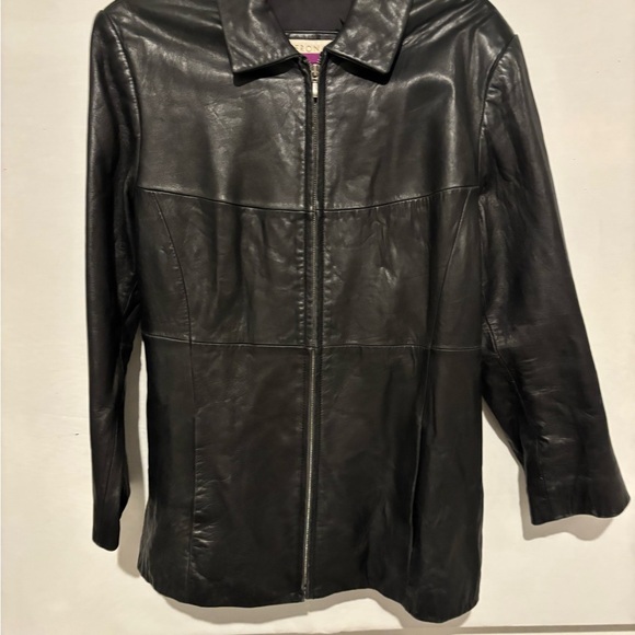 Merona | Jackets & Coats | Merona Classic Black Leather Jacket | Poshmark